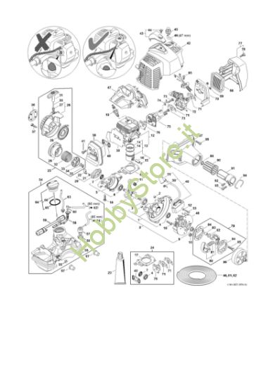 Picture of Gruppo propulsore fino a Numero di matricola 514291126 KM 94 RC-E