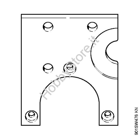 Piastra Tagliasiepi (HS) HS 46 della marca Stihl