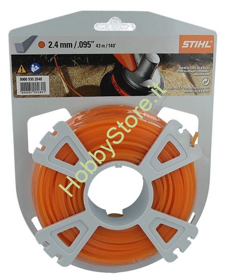 Bobina filo quadro Stihl ø 2,4 mm