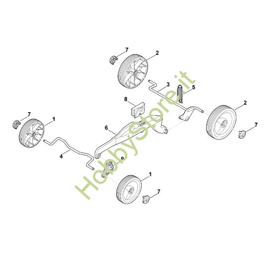 Picture of C - Carrello, impostazione in alto MA 339.0