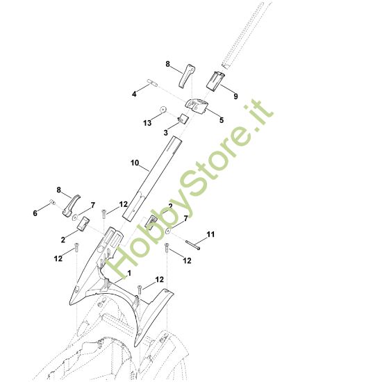 Picture of B - Parte inferiore manubrio MA 339.0 C