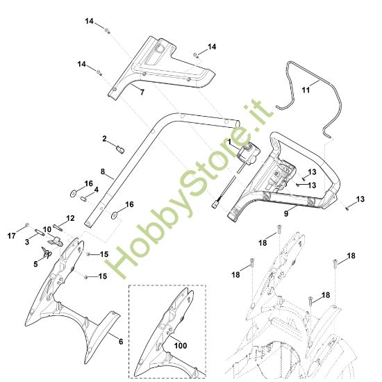 Picture of A - Manubrio MA 339.1 C