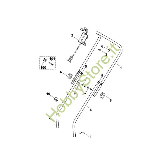 Picture of A - Manubrio MA 350