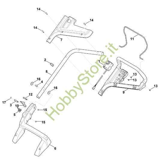 Picture of A - Manubrio MA 443.1 C
