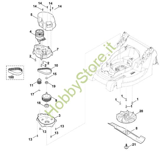 Picture of D - Motore, lama MA 443.1 C