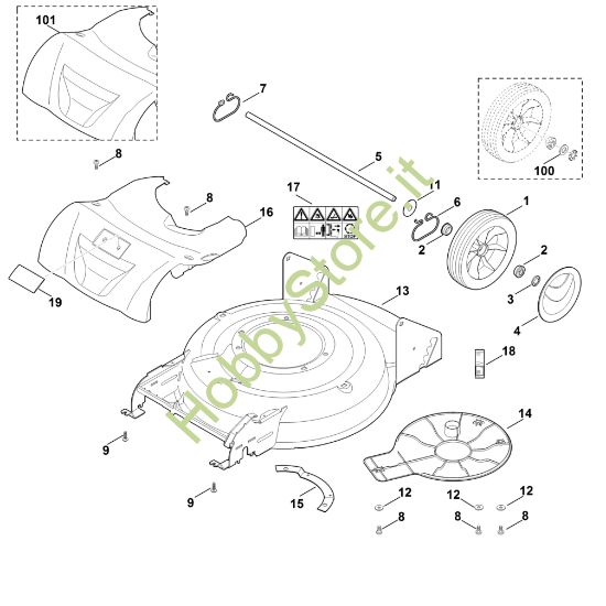 Picture of C - Scocca, asse posteriore MB 2 RT