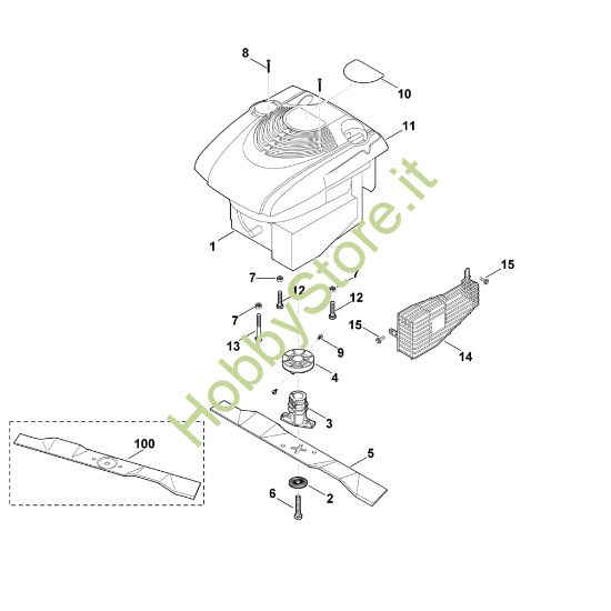 Picture of E - Motore, lama MB 2 RT