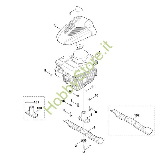 Picture of D - Motore, lama MB 248.1