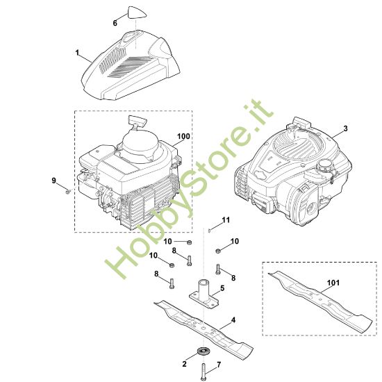 Picture of D - Motore, lama MB 248.2