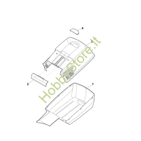 Picture of E - Cesto raccolta erba MB 248.2