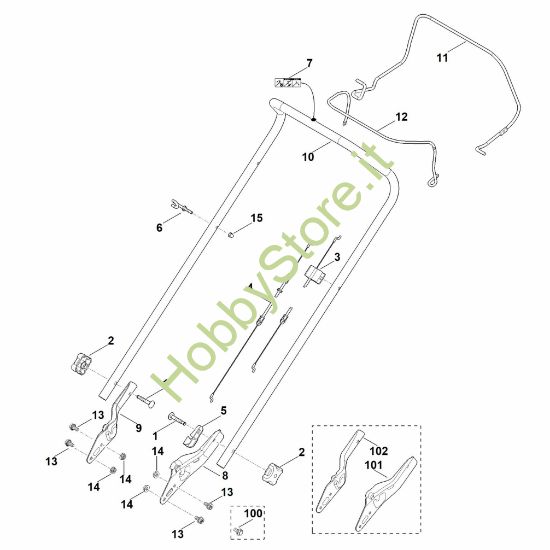 Picture of A - Manubrio MB 248.2 T