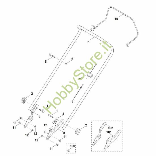 Picture of A - Manubrio MB 248.3