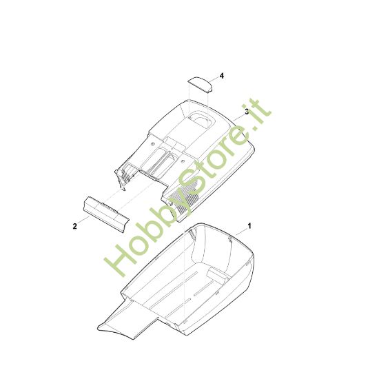 Picture of E - Cesto raccolta erba MB 248.4