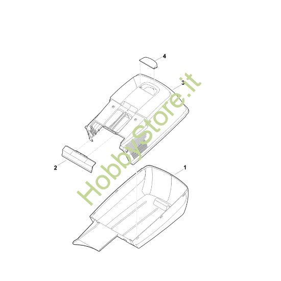 Picture of E - Cesto raccolta erba MB 253.1