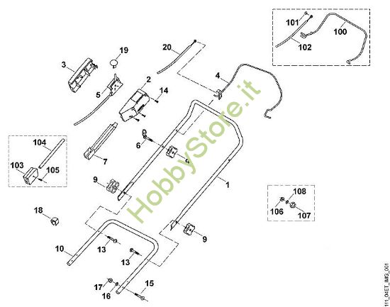 A - Manubrio MB MB 3 R della marca Viking