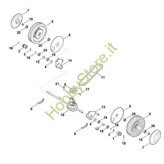 Picture of C - Asse anteriore, Cambio MB 4.0 RT