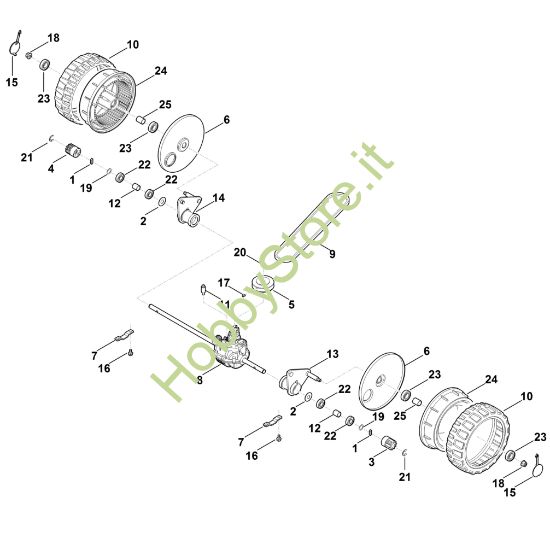 Picture of C - Asse anteriore, Cambio MB 4.0 RTP