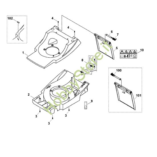 Picture of B - Corpo MB 400 X