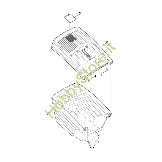 Picture of E - Cesto raccolta erba MB 443.0