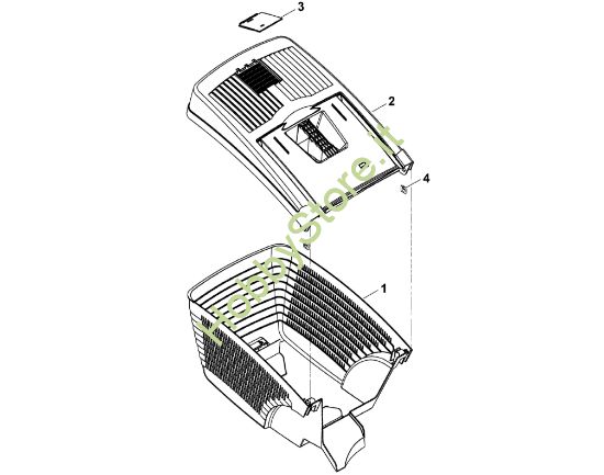 Picture of E - Cesto raccolta erba MB 443.0 T