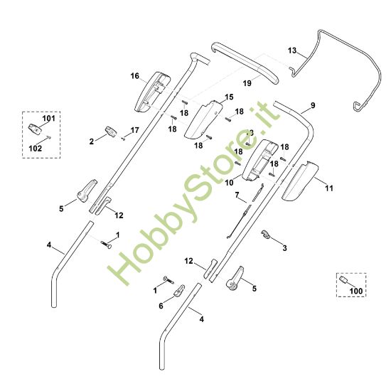 Picture of A - Manubrio MB 443.1