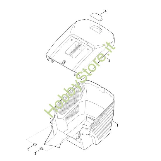 Picture of E - Cesto raccolta erba MB 443.1 T