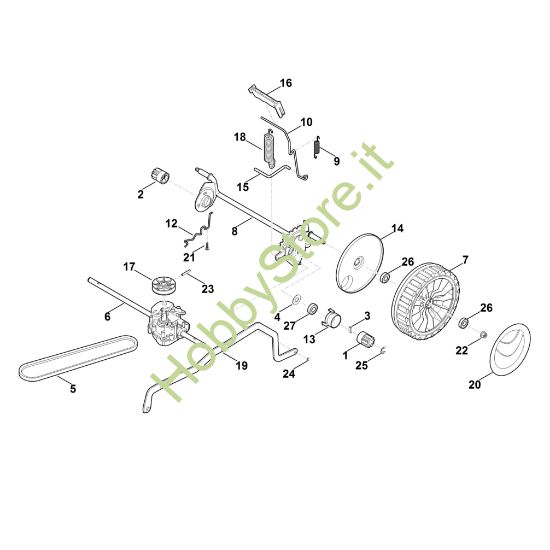 Picture of C - Regolazione altezza asse posteriore MB 448.1 PC