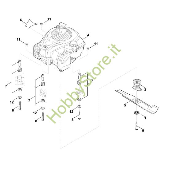 Picture of D - Motore, lama MB 448.1 PC