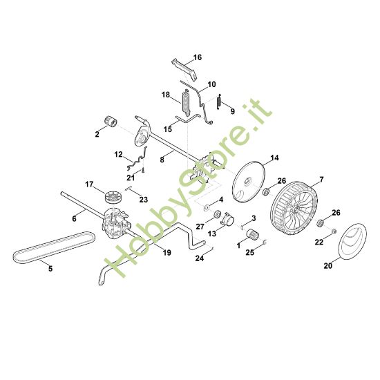 Picture of C - Regolazione altezza asse posteriore MB 448.1 PT