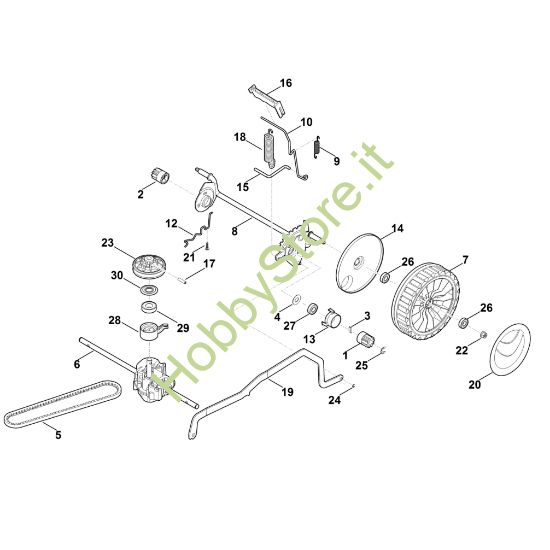 Picture of C - Regolazione altezza asse posteriore MB 448.1 VC