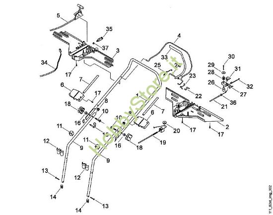 B - Manubrio MB MB 455 E della marca Viking