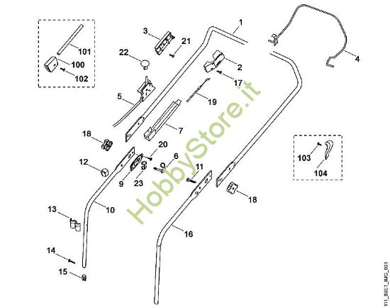 A - Manubrio MB MB 500 della marca Viking