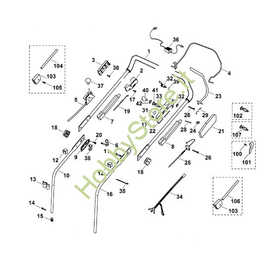 Picture of A - Manubrio MB 505 M