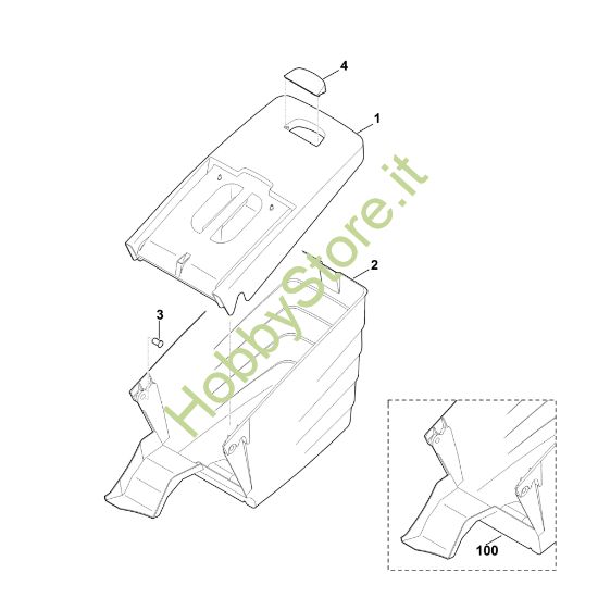 Picture of G - Cesto raccolta erba MB 545.0