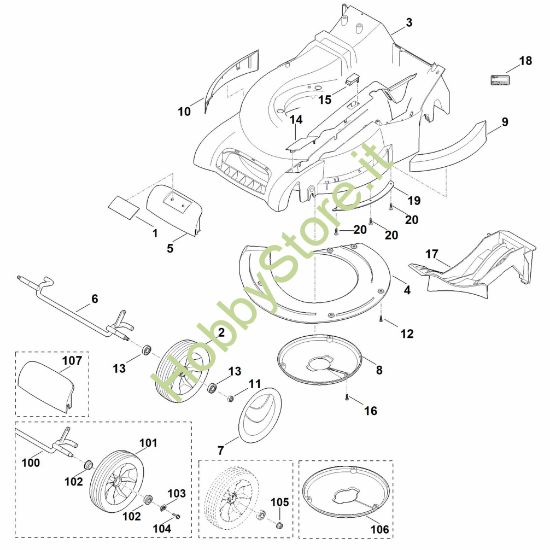 Picture of D - Scocca, asse anteriore MB 545.0 V