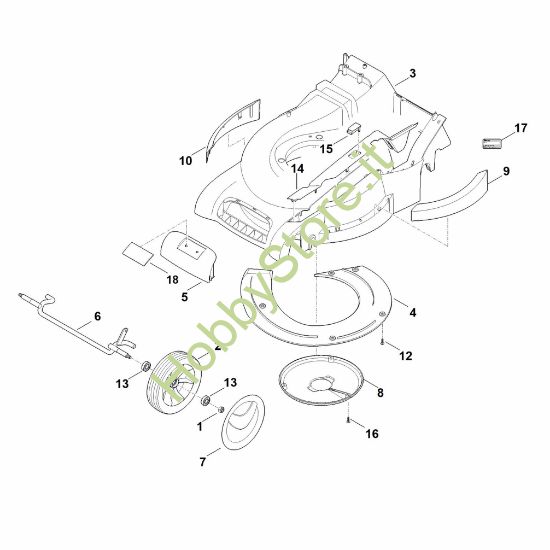 Picture of D - Scocca, asse anteriore MB 545.1 VR