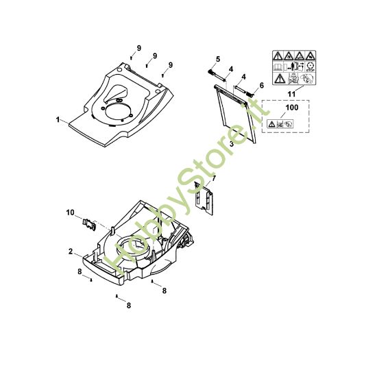 Picture of B - Corpo MB 555 BS