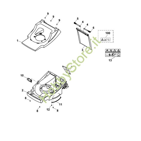 Picture of B - Corpo MB 555 KS