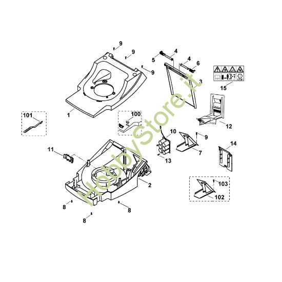 Picture of B - Corpo MB 555 M