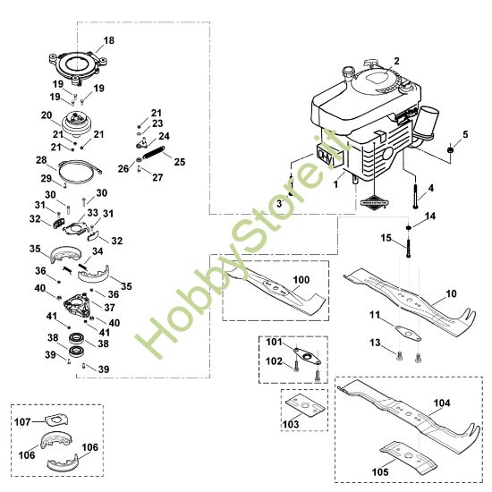Picture of E - Motore, lama MB 555 PRO