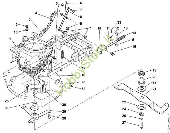 D - Motore, lama MB MB 6 RC della marca Viking