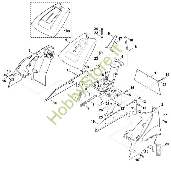 Picture of B - Telaio MB 6 RH