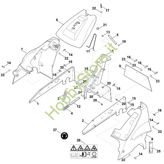 Picture of B - Telaio MB 6.1 RH