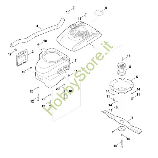 Picture of D - Motore, lama MB 6.1 RH