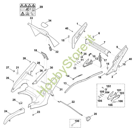 Picture of C - Telaio, regolazione altezza MB 650.0 KS