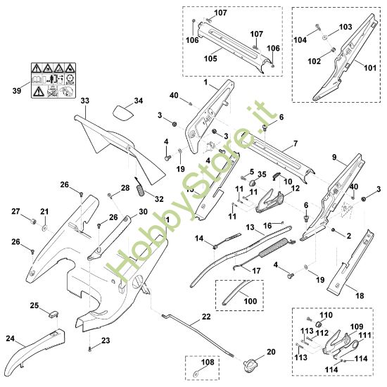 Picture of C - Telaio, regolazione altezza MB 650.0 OS