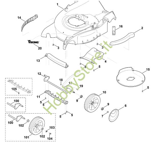 Picture of D - Scocca, asse anteriore MB 650.0 OS