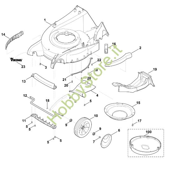 Picture of D - Scocca, asse anteriore MB 650.0 V