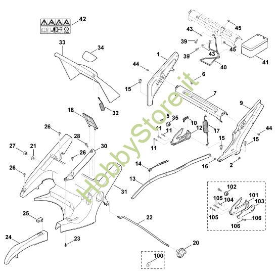 Picture of C - Telaio, regolazione altezza MB 650.0 VE