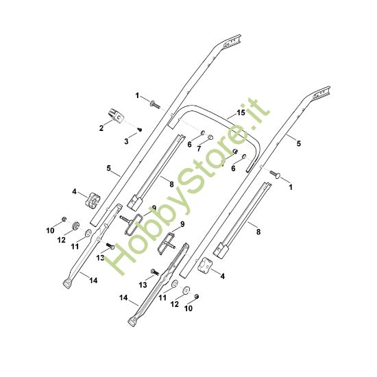Picture of B - Parte inferiore manubrio MB 650.0 VQ